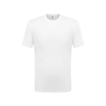 Хлопковая футболка Brunello Cucinelli