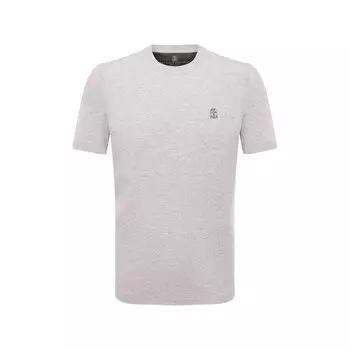 Хлопковая футболка Brunello Cucinelli