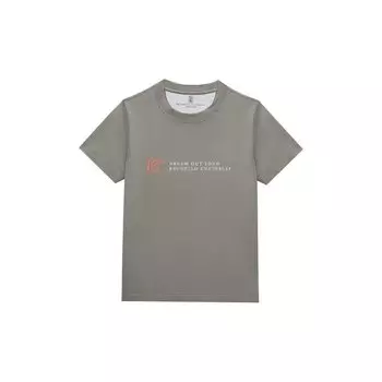 Хлопковая футболка Brunello Cucinelli