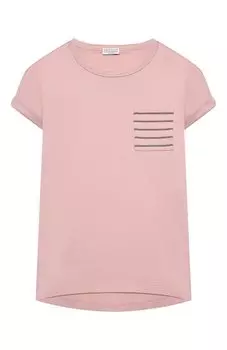 Хлопковая футболка Brunello Cucinelli