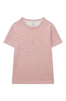 Хлопковая футболка Brunello Cucinelli