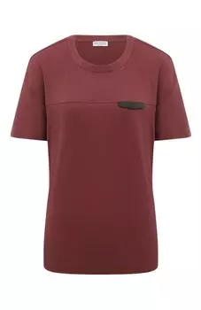 Хлопковая футболка Brunello Cucinelli
