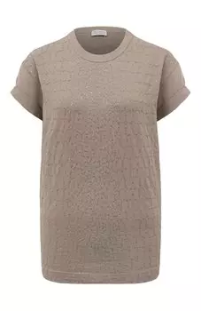 Хлопковая футболка Brunello Cucinelli