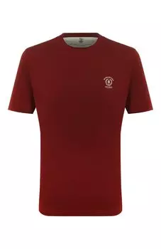 Хлопковая футболка Brunello Cucinelli