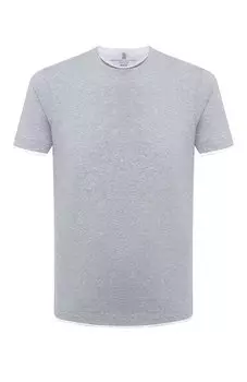 Хлопковая футболка Brunello Cucinelli