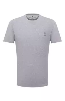 Хлопковая футболка Brunello Cucinelli