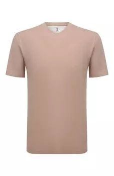 Хлопковая футболка Brunello Cucinelli