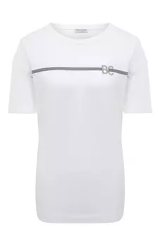 Хлопковая футболка Brunello Cucinelli