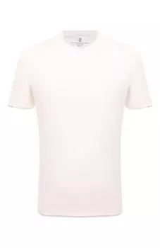 Хлопковая футболка Brunello Cucinelli