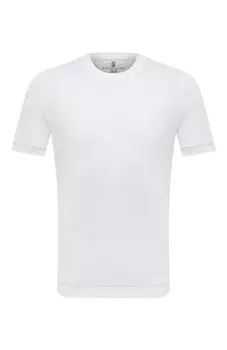 Хлопковая футболка Brunello Cucinelli