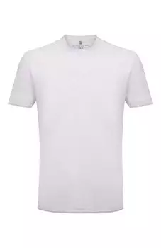 Хлопковая футболка Brunello Cucinelli