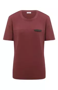Хлопковая футболка Brunello Cucinelli