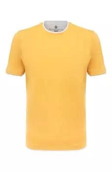 Хлопковая футболка Brunello Cucinelli