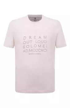 Хлопковая футболка Brunello Cucinelli