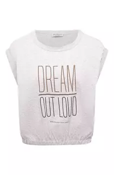 Хлопковая футболка Brunello Cucinelli