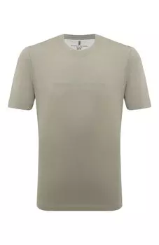 Хлопковая футболка Brunello Cucinelli