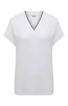 Хлопковая футболка Brunello Cucinelli