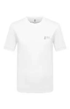 Хлопковая футболка Brunello Cucinelli