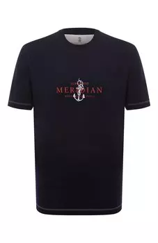 Хлопковая футболка Brunello Cucinelli