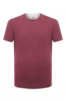 Хлопковая футболка Brunello Cucinelli