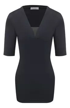 Хлопковая футболка Brunello Cucinelli