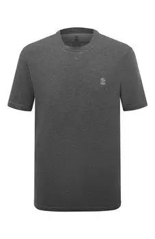 Хлопковая футболка Brunello Cucinelli