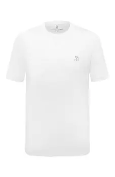 Хлопковая футболка Brunello Cucinelli