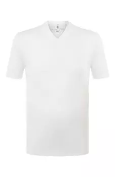 Хлопковая футболка Brunello Cucinelli