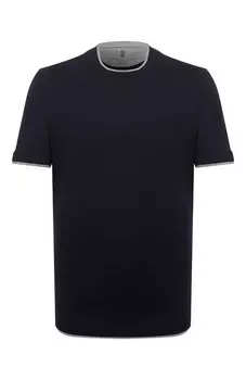 Хлопковая футболка Brunello Cucinelli