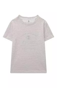 Хлопковая футболка Brunello Cucinelli