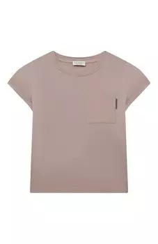 Хлопковая футболка Brunello Cucinelli