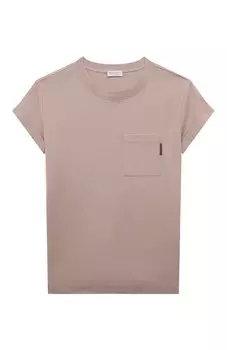 Хлопковая футболка Brunello Cucinelli