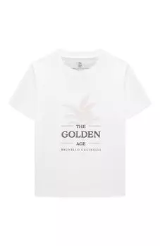 Хлопковая футболка Brunello Cucinelli