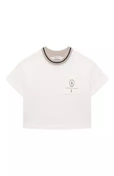 Хлопковая футболка Brunello Cucinelli