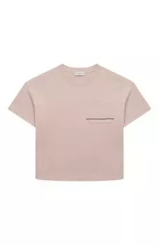 Хлопковая футболка Brunello Cucinelli