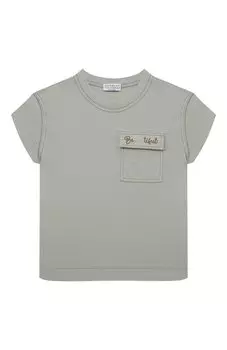 Хлопковая футболка Brunello Cucinelli