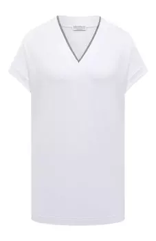Хлопковая футболка Brunello Cucinelli