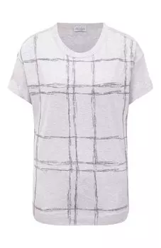 Хлопковая футболка Brunello Cucinelli