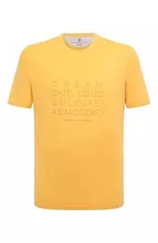 Хлопковая футболка Brunello Cucinelli