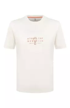 Хлопковая футболка Brunello Cucinelli