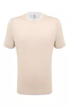 Хлопковая футболка Brunello Cucinelli