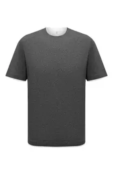 Хлопковая футболка Brunello Cucinelli