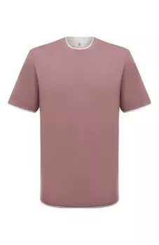 Хлопковая футболка Brunello Cucinelli
