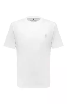 Хлопковая футболка Brunello Cucinelli