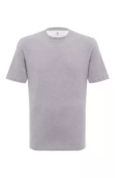 Хлопковая футболка Brunello Cucinelli