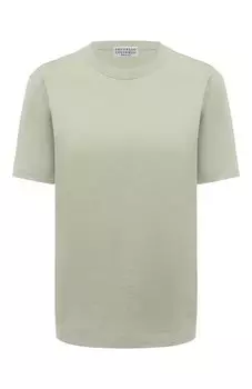 Хлопковая футболка Brunello Cucinelli