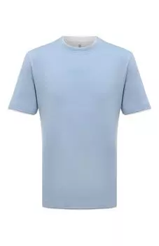 Хлопковая футболка Brunello Cucinelli