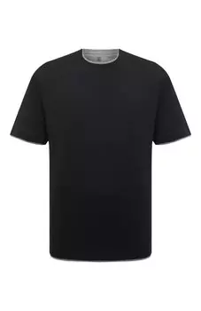 Хлопковая футболка Brunello Cucinelli