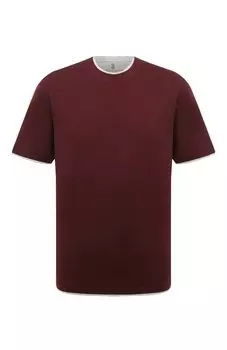 Хлопковая футболка Brunello Cucinelli