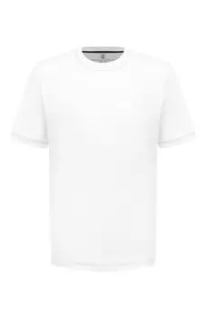 Хлопковая футболка Brunello Cucinelli